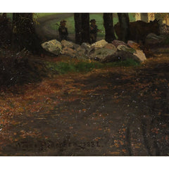 A run-up road under old trees. by Viggo Pedersen - 4_676749e3b7c995d95016412c