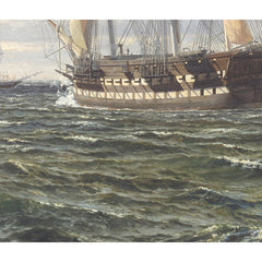 The Liner Ship "Valdemar" Crosses the Sound in a Fresh Gust of Wind by Emanuel Larsen - 4_67674e6fb7c995d9501641ce