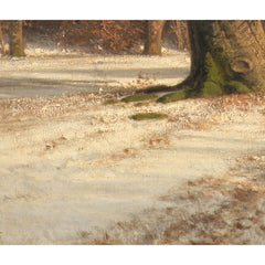 Winter Landscape. Scene from Jægersborg Deer Park by Frederik Rohde - 4_67674e72b7c995d9501641cf