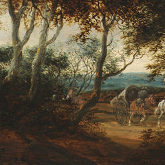 Landscape with Travellers Watering their Horses by Salomon van Ruysdael - 4_67674eb1b7c995d9501641db