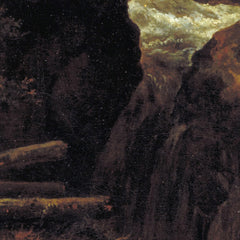 Landscape with a Waterfall and a Hut by Jacob Isaacksz van Ruisdael - 4_67674f12b7c995d9501641ea