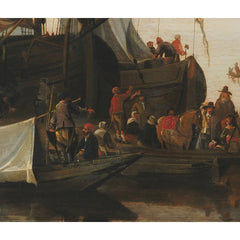 Embarkation of Troops on a Dutch River by Hendrick de Meijer - 4_676751c0b7c995d95016424b