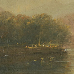Waterfall in Dusky Bay with Maori canoe by William Hodges - 4_6845fb42489bc5bada5cf6f7