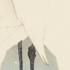 Five white egrets. by Ohara Koson - 4_68460845489bc5bada5cf78b
