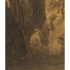 Landscape with trees and figures by Joseph Farington - 4_6846b5b71483fa5b35559150