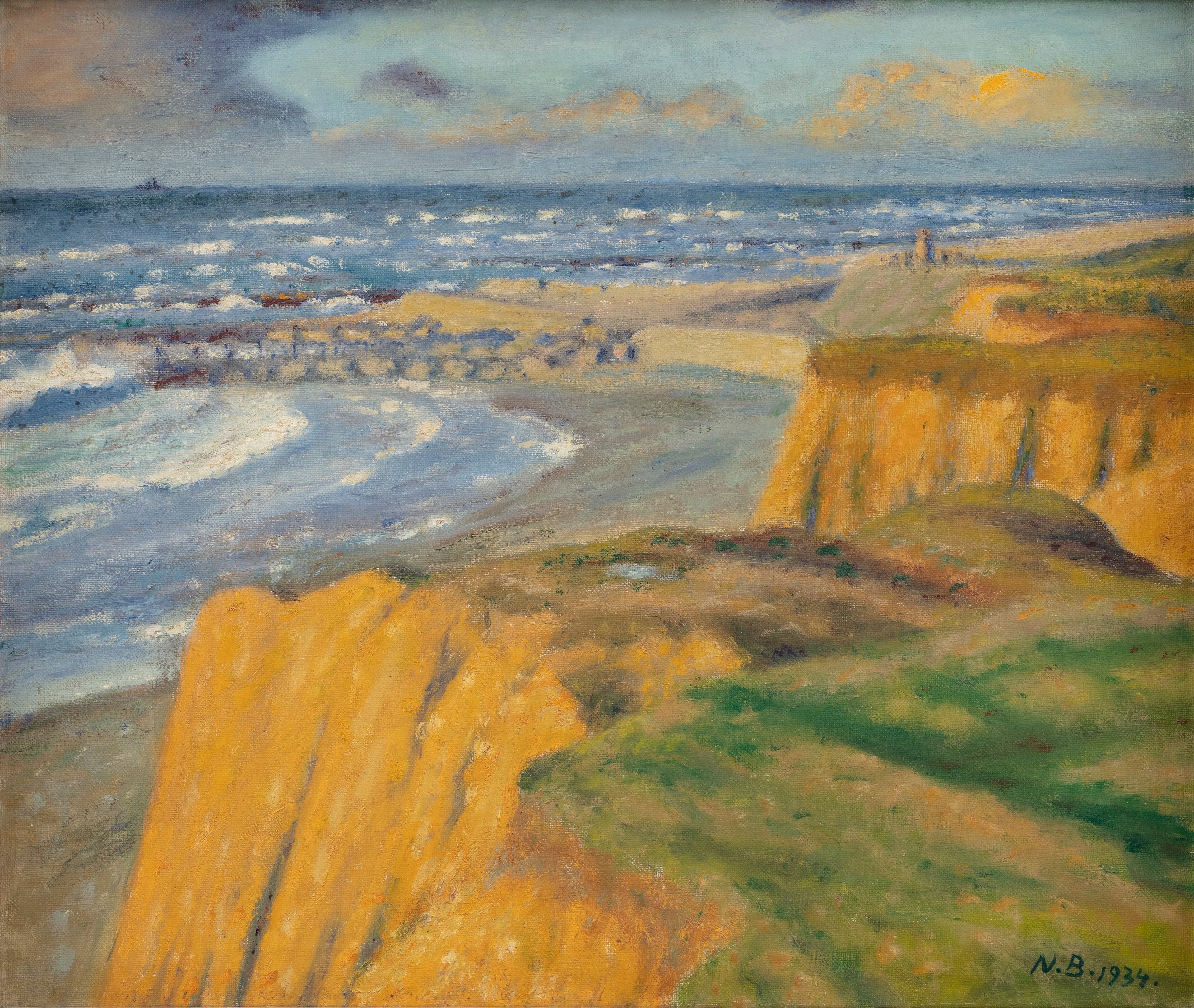 Bovbjerg by Sunset Autumn by Niels Bjerre