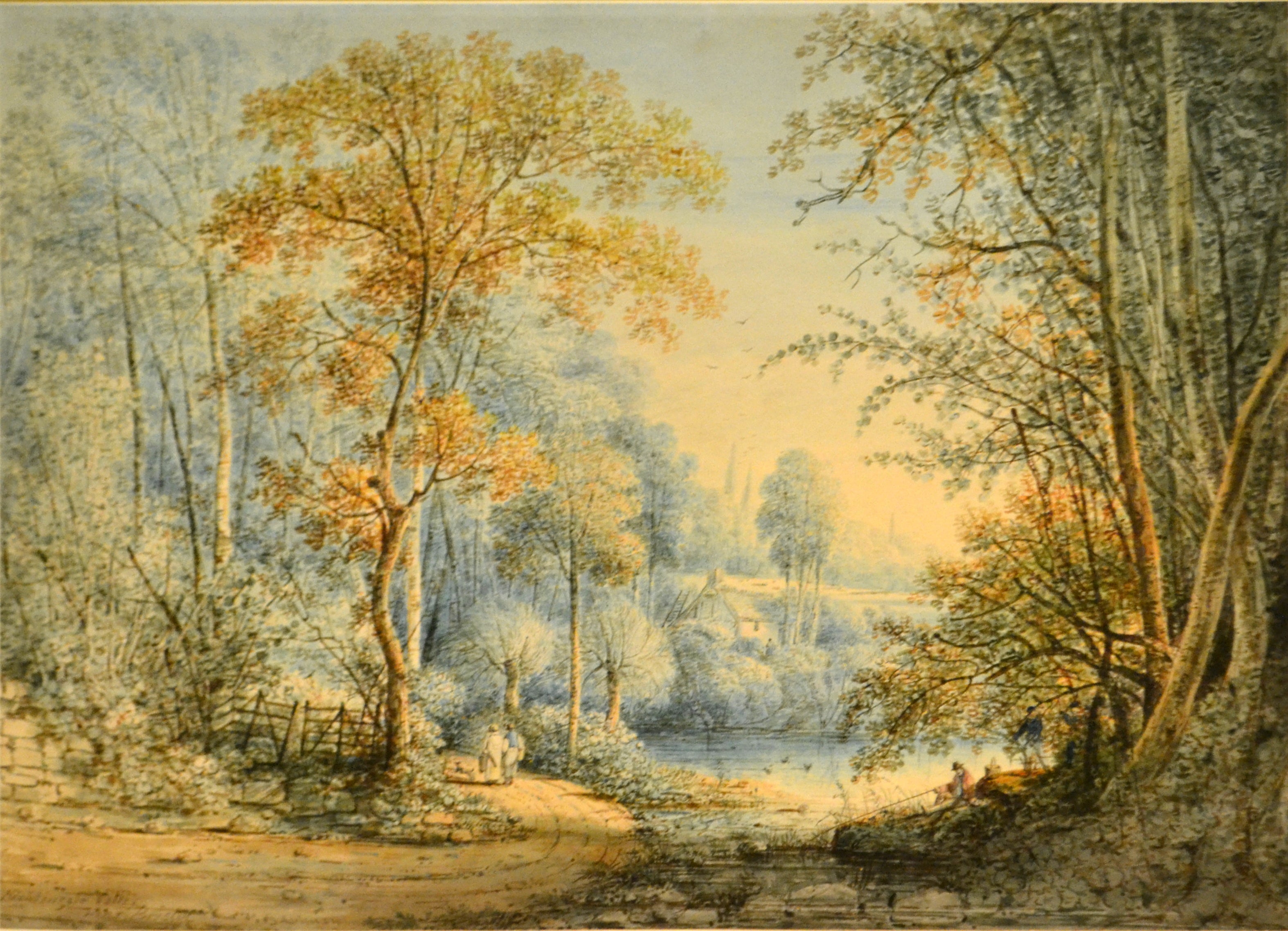 Valley of the Nightingale, Brislington by Samuel Colman