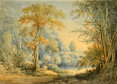 Valley of the Nightingale, Brislington by Samuel Colman