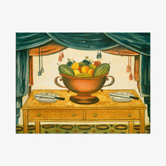 American 19th Century - Bowl of Fruit - Poster