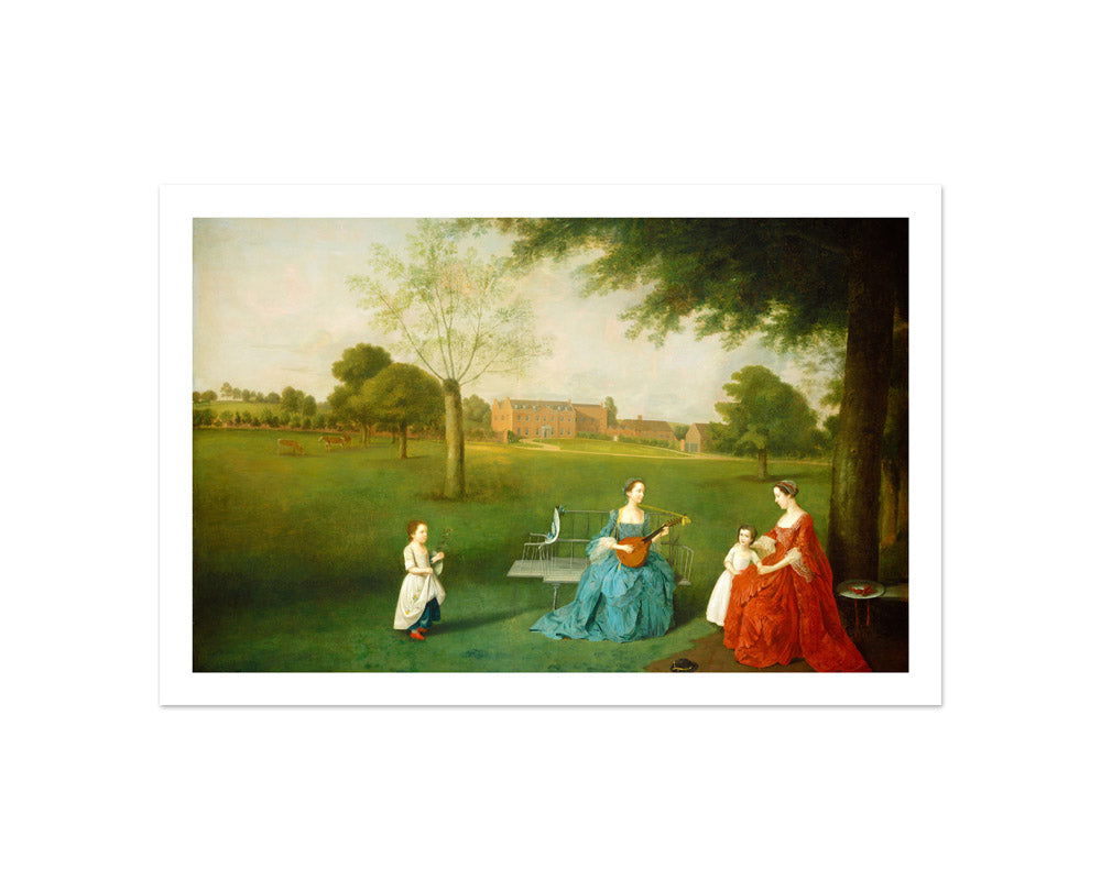 Arthur Devis - Members of the Maynard Family in the Park at Waltons - Compact / With Margin / No Frame - Poster