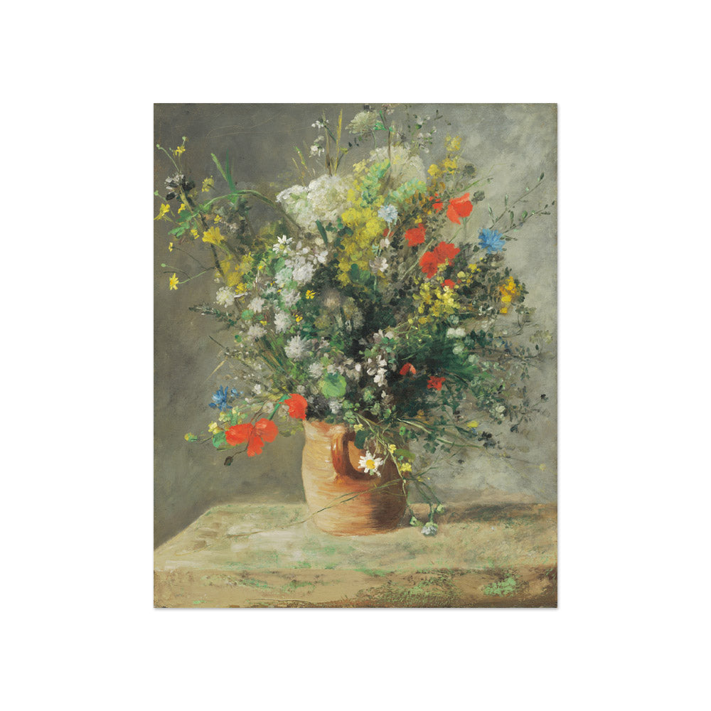 Auguste Renoir - Flowers in a Vase - Compact / Full Bleed / No Frame - Poster