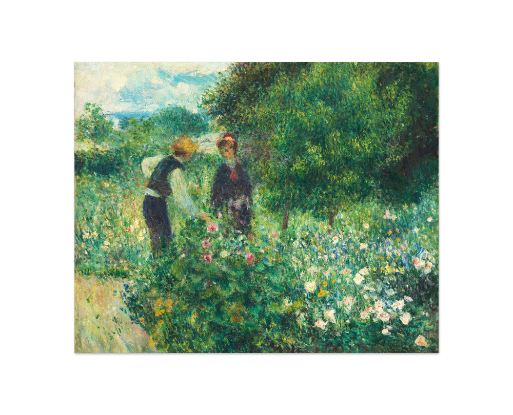 Auguste Renoir - Picking Flowers - Compact / Full Bleed / No Frame - Poster