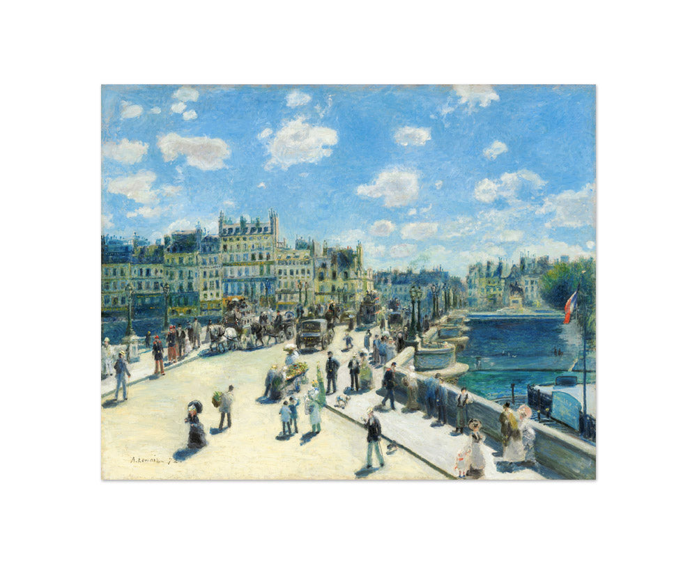 Auguste Renoir - Pont Neuf Paris - Compact / Full Bleed / No Frame - Poster