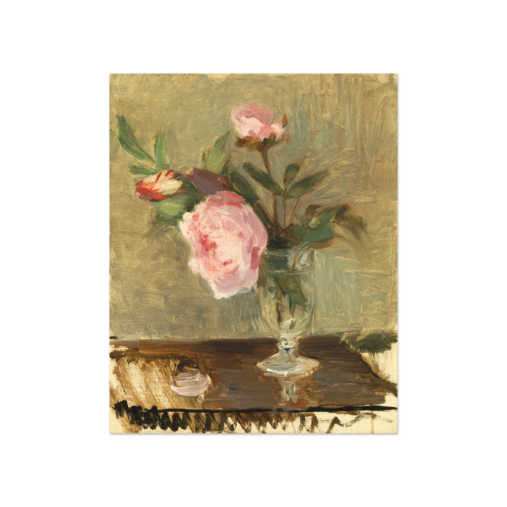 Berthe Morisot - Peonies - Compact / Full Bleed / No Frame - Poster