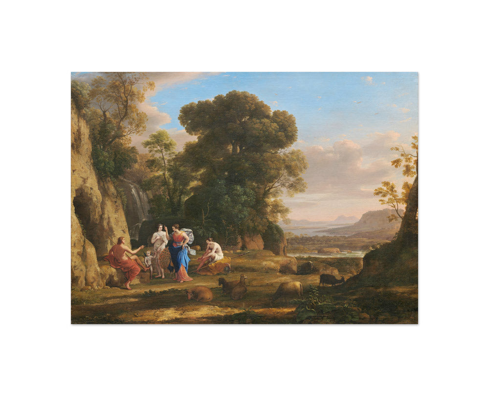 Claude Lorrain - The Judgment of Paris - Compact / Full Bleed / No Frame - Poster