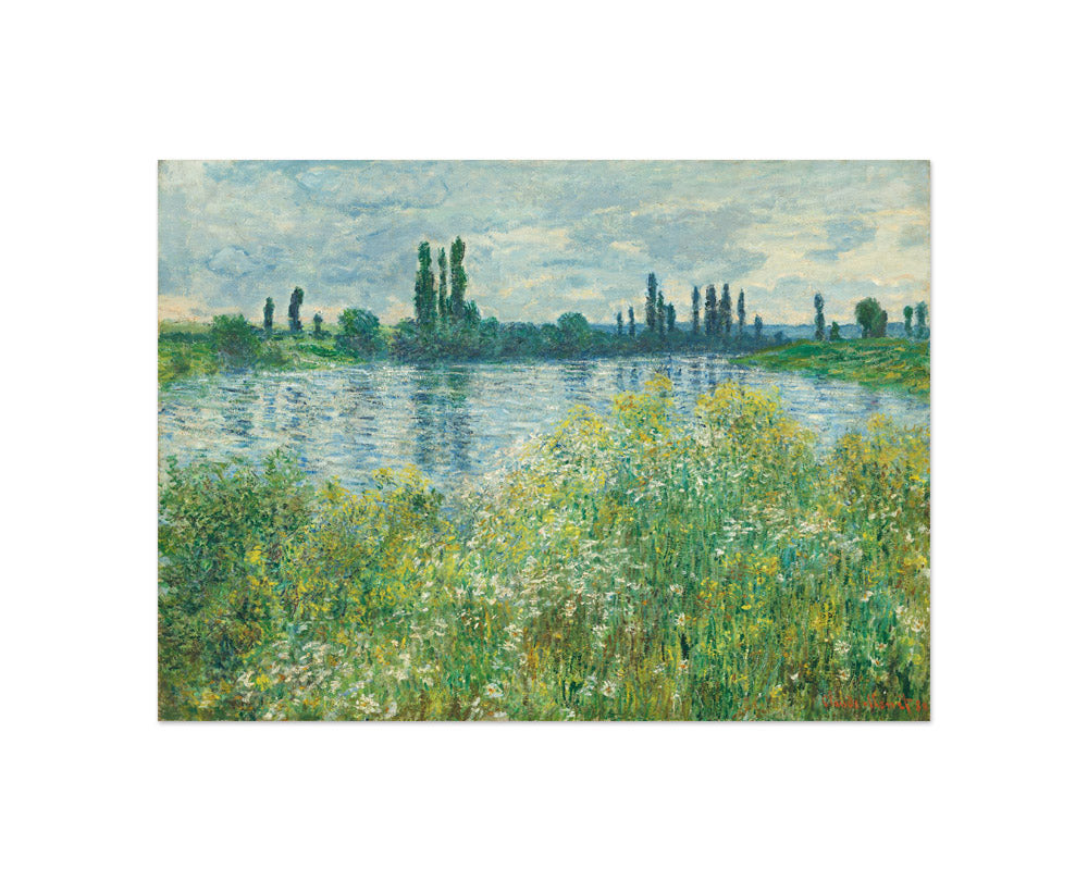 Claude Monet - Banks of the Seine Vétheuil - Compact / Full Bleed / No Frame - Poster