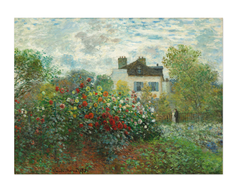 Claude Monet - The Artist’s Garden in Argenteuil (A Corner of the Garden with Dahlias) - Majestic / Full Bleed