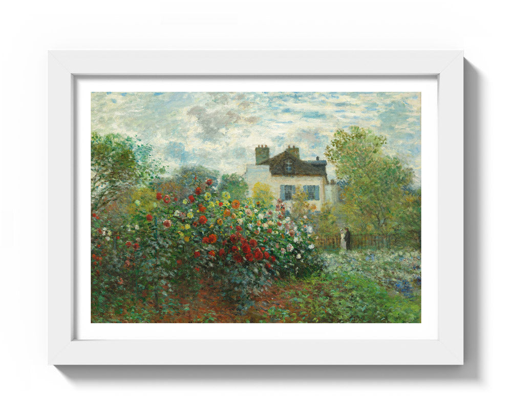 Claude Monet - The Artist’s Garden in Argenteuil (A Corner of the Garden with Dahlias) - Compact / With Margin