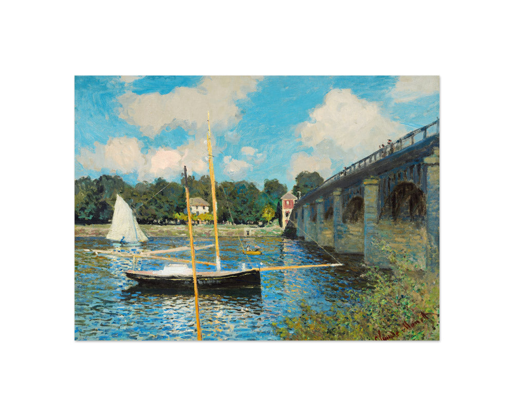 Claude Monet - The Bridge at Argenteuil - Compact / Full Bleed / No Frame - Poster