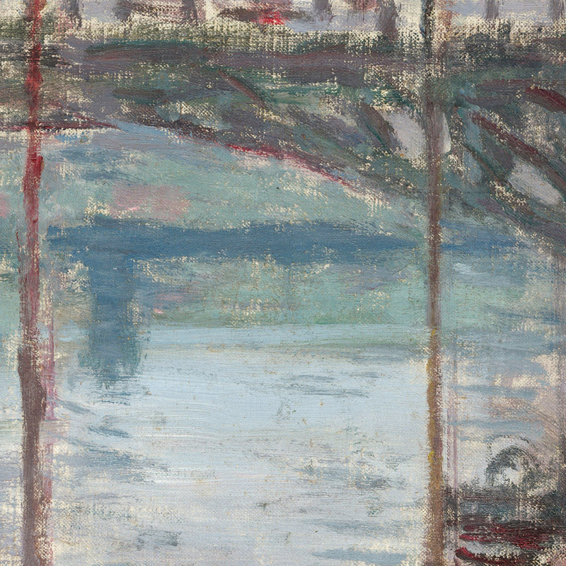 Claude Monet - Bridge at Argenteuil on a Gray Day – monalisaprints