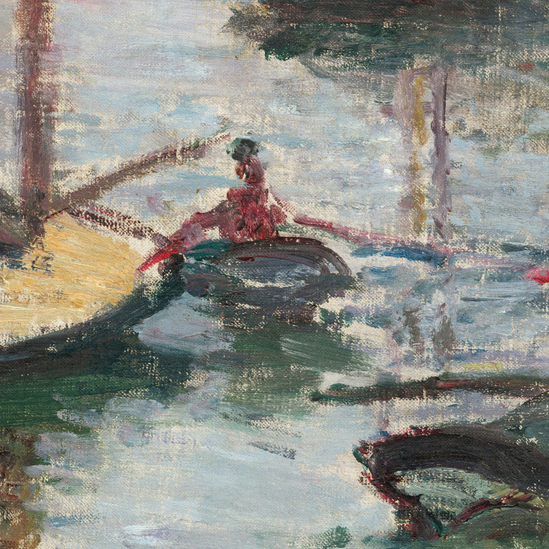 Claude Monet - Bridge at Argenteuil on a Gray Day – monalisaprints