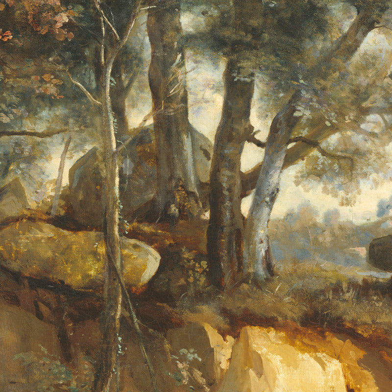 Jean-Baptiste-Camille Corot - Forest of Fontainebleau – monalisaprints