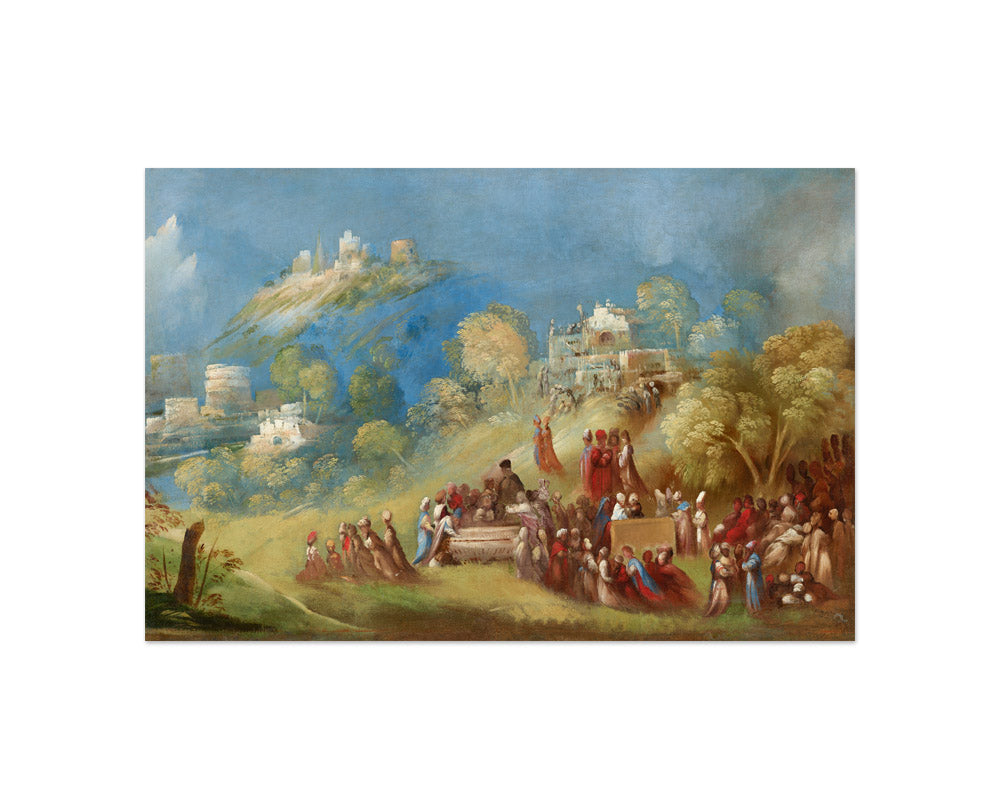 Dosso Dossi - The Trojans Building the Temple to Venus at Eryx and Making Offerings at Anchises’s Grave - Compact