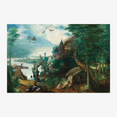 Follower of Pieter Bruegel the Elder - The Temptation of Saint Anthony - Poster