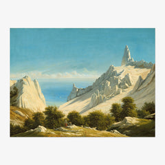 Georg Emil Libert - View of Sommerspiret the Cliffs of Møn - Poster