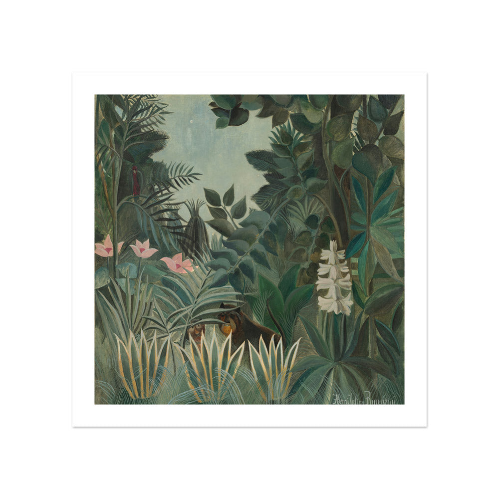 Henri Rousseau - The Equatorial Jungle - Compact / With Margin / No Frame - Poster