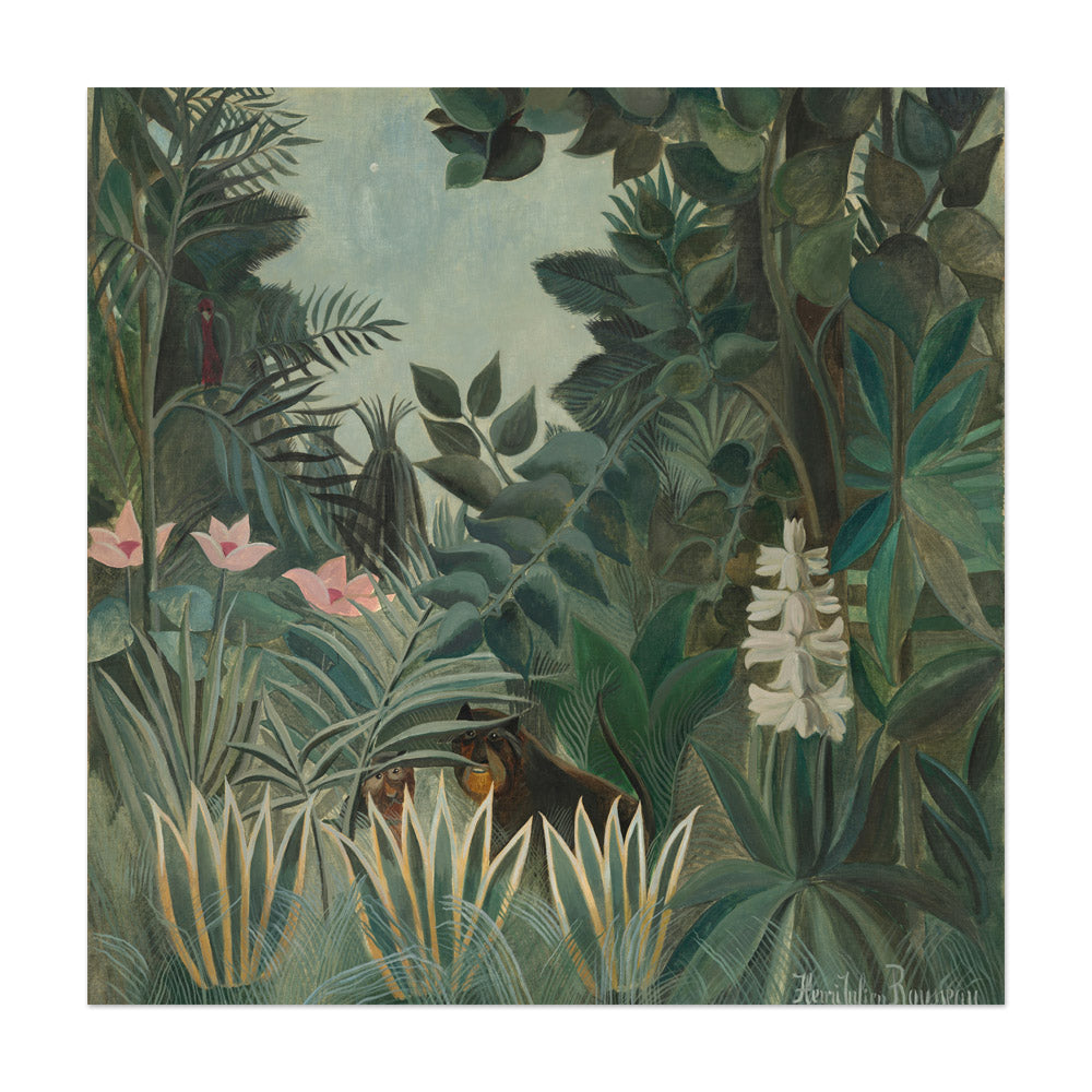 Henri Rousseau - The Equatorial Jungle - Extra Large / Full Bleed / No Frame - Poster