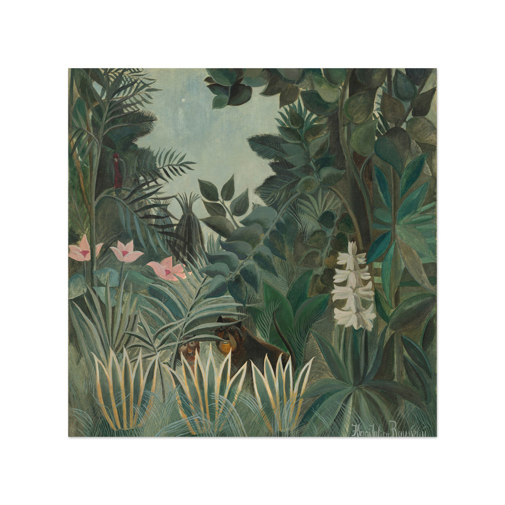 Henri Rousseau - The Equatorial Jungle - Small / Full Bleed / No Frame - Poster