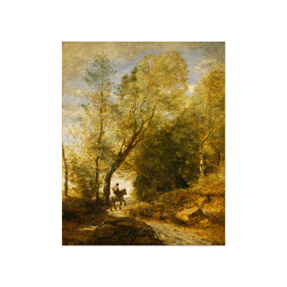 Jean-Baptiste-Camille Corot - The Forest of Coubron - Compact / Full Bleed / No Frame - Poster