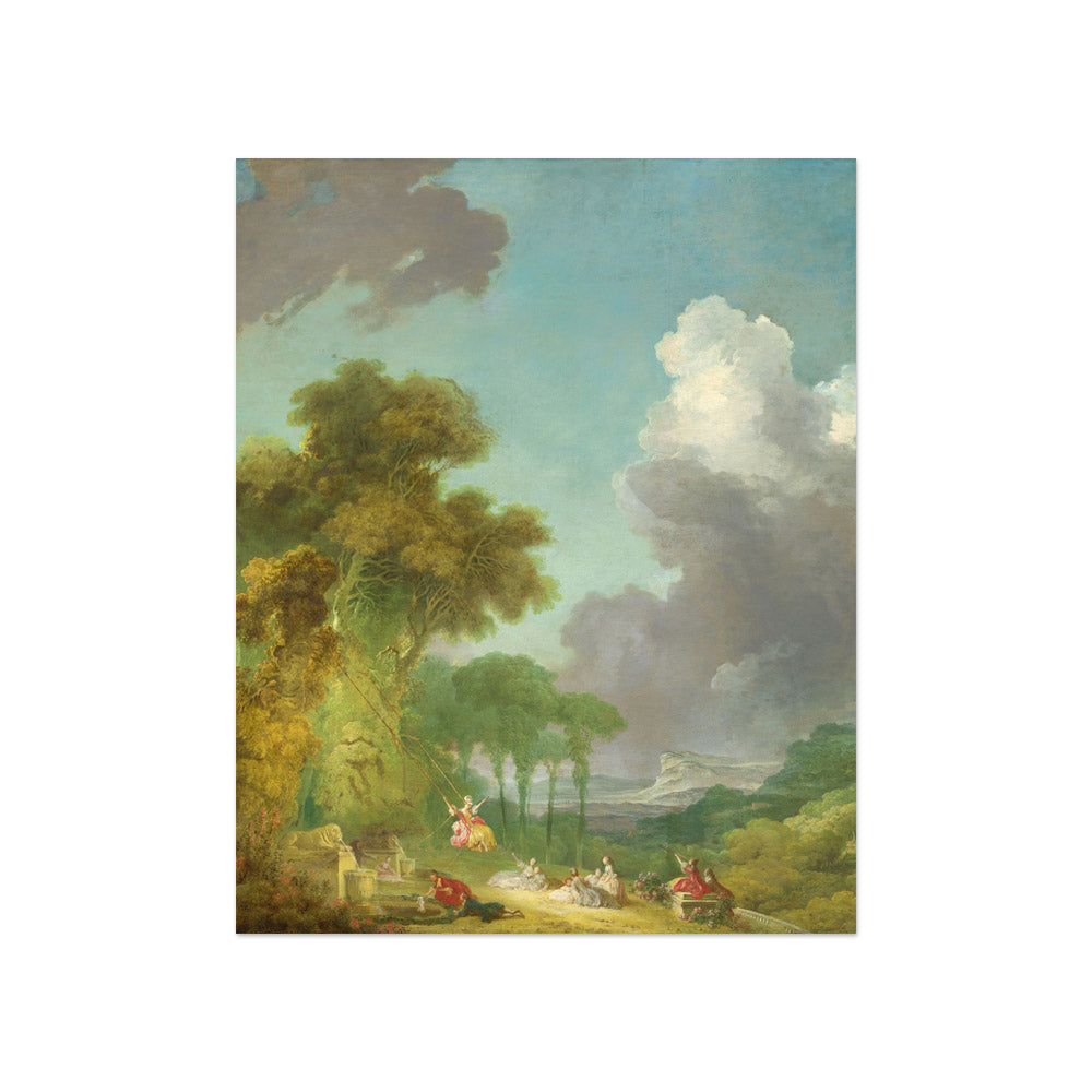 Jean Honoré Fragonard - The Swing - Compact / Full Bleed / No Frame - Poster