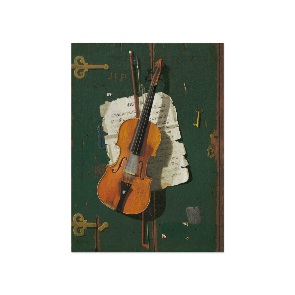 John Frederick Peto - The Old Violin - Compact / Full Bleed / No Frame - Poster