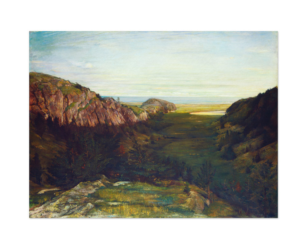 John La Farge - The Last Valley - Paradise Rocks - Large / Full Bleed / No Frame - Poster