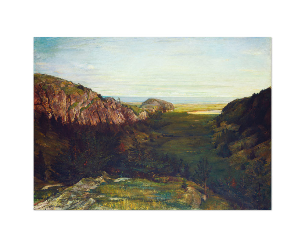 John La Farge - The Last Valley - Paradise Rocks - Medium / Full Bleed / No Frame - Poster