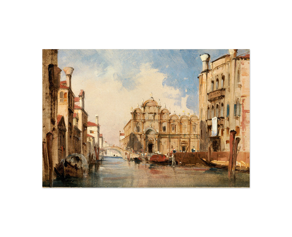 Jules-Romain Joyant - The Scuola di San Marco Venice - Compact / Full Bleed / No Frame - Poster