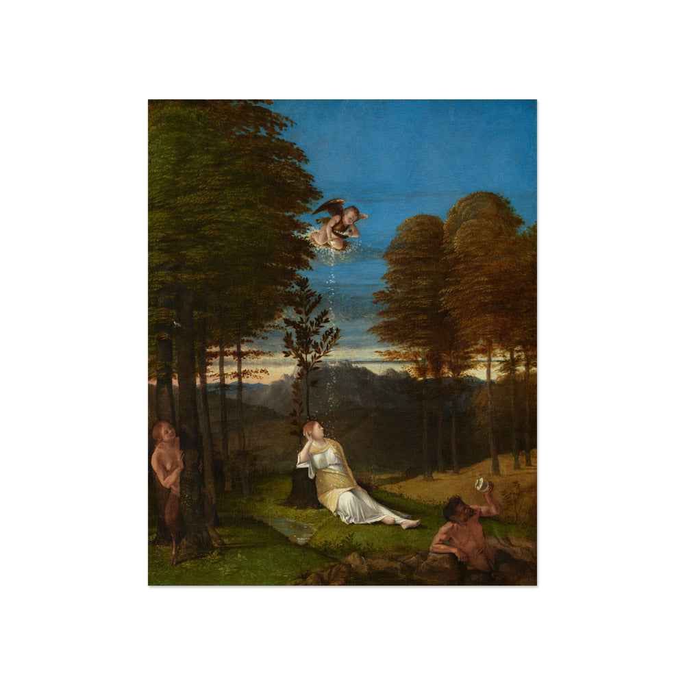 Lorenzo Lotto - Allegory of Chastity - Compact / Full Bleed / No Frame - Poster