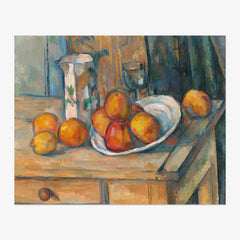 Paul Cézanne - Still Life with Milk Jug and Fruit - Poster