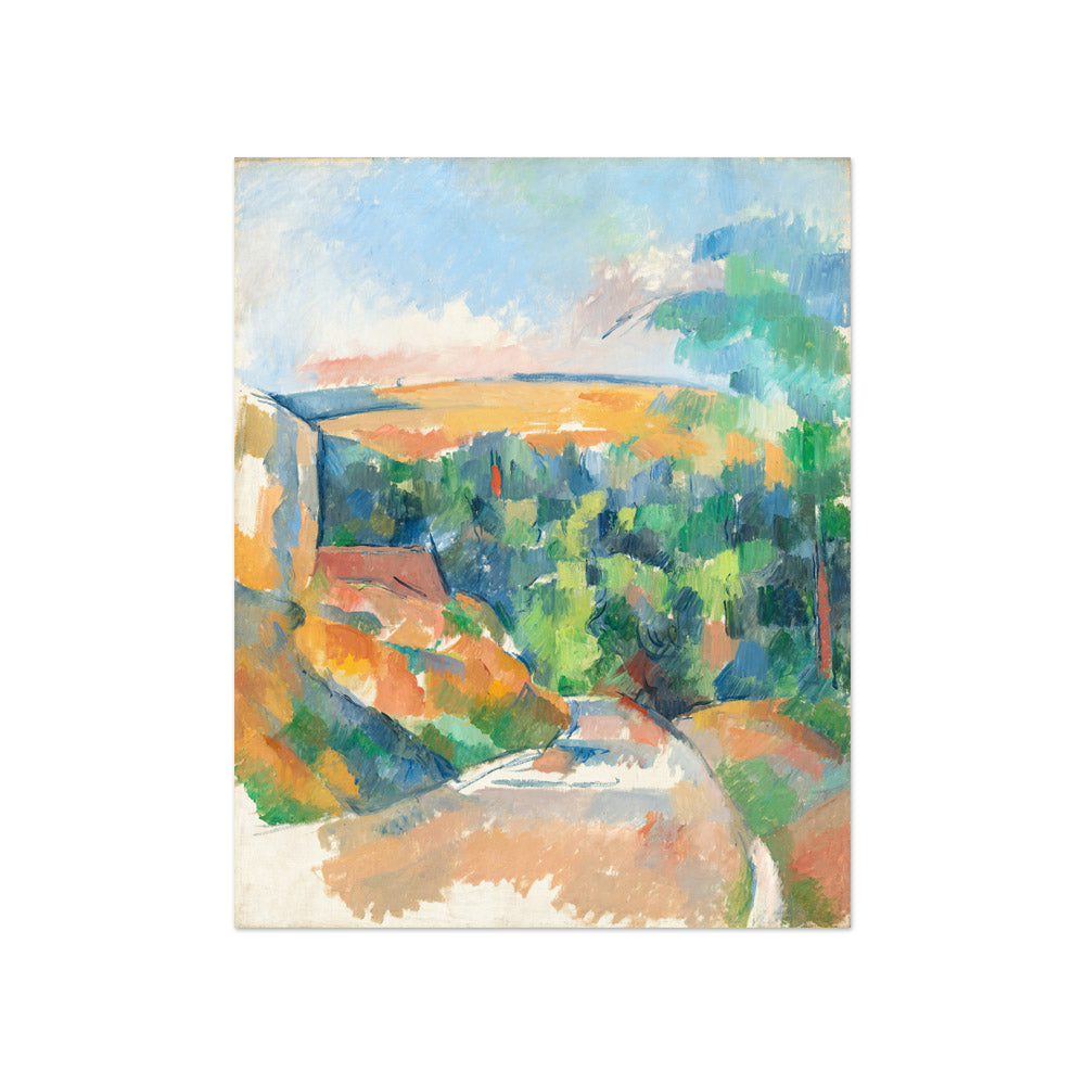 Paul Cézanne - The Bend in the Road - Compact / Full Bleed / No Frame - Poster