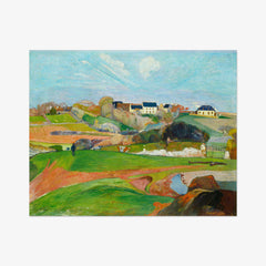 Paul Gauguin - Landscape at Le Pouldu - Poster