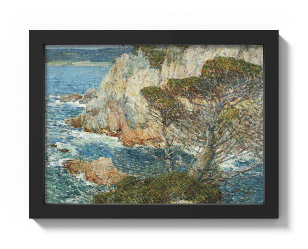 Point Lobos, Carmel by F. Childe Hassam - Compact / Full Bleed / Black Frame