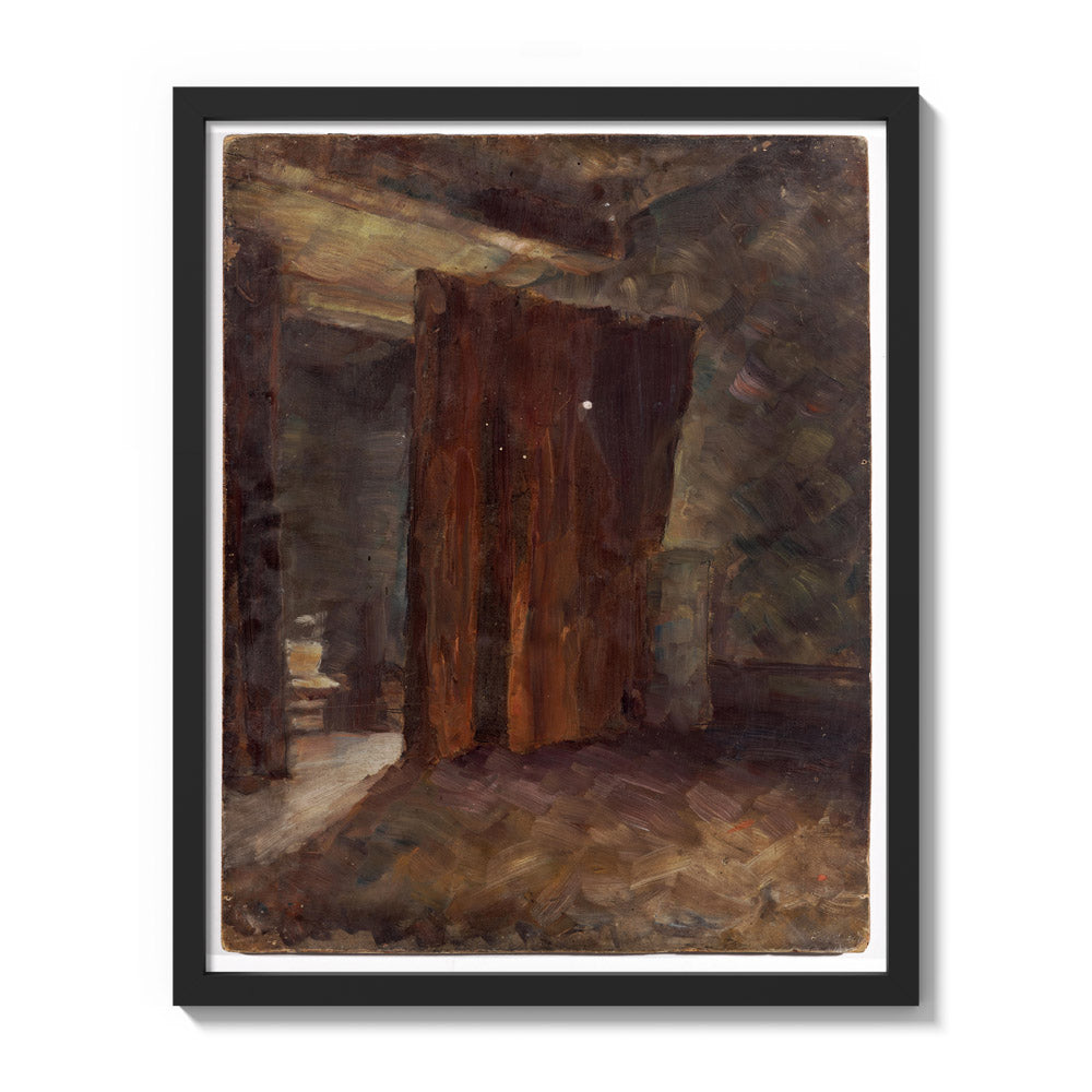 Hallway by Walther Gamerith - Medium / Full Bleed / Black Frame