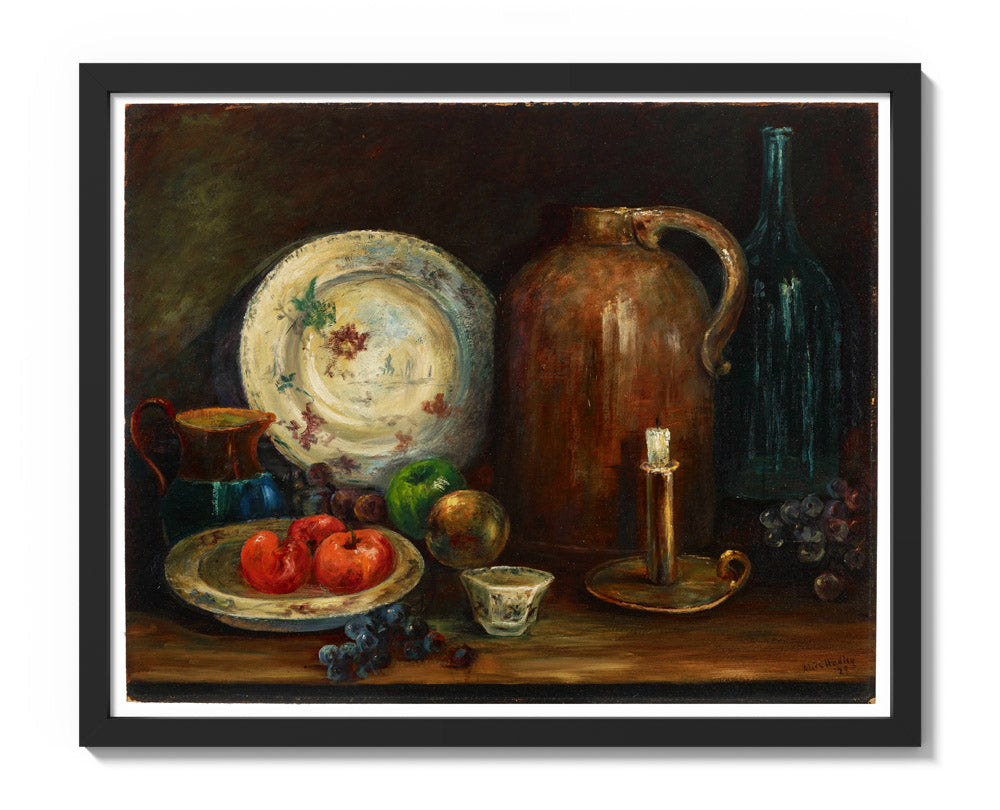 Still Life by Alice R. Hadley - Medium / Full Bleed / Black Frame