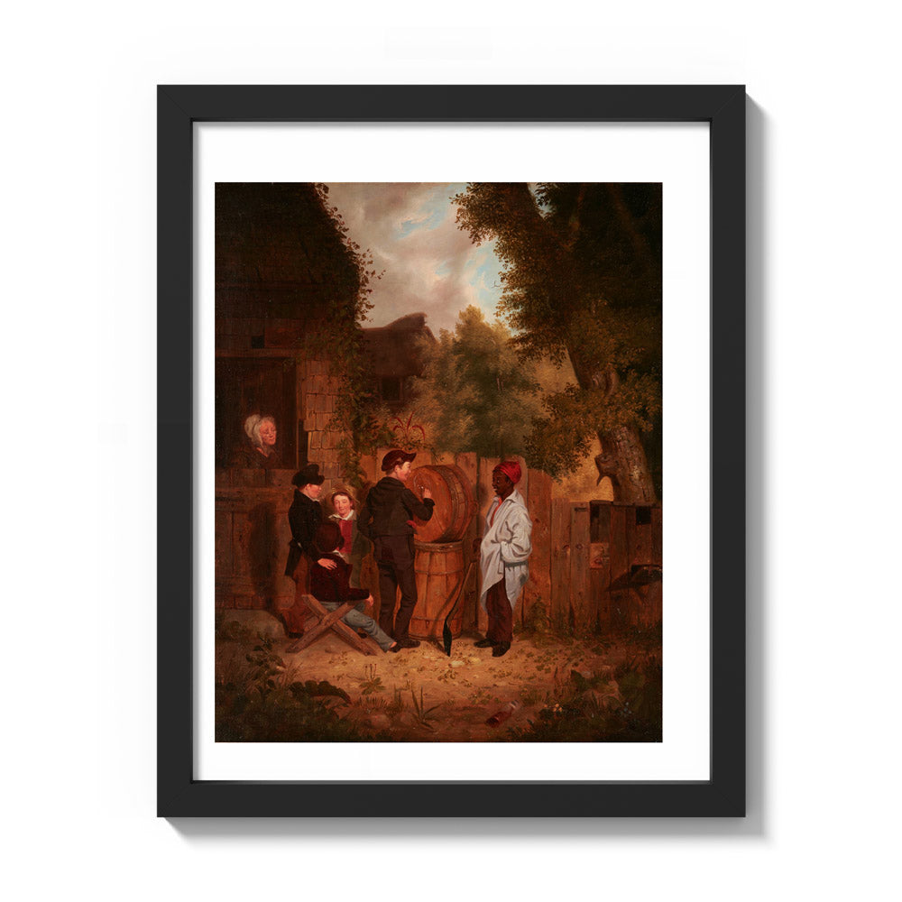 The Young Artist by Thomas M. Burnham - Small / Full Bleed / Black Frame