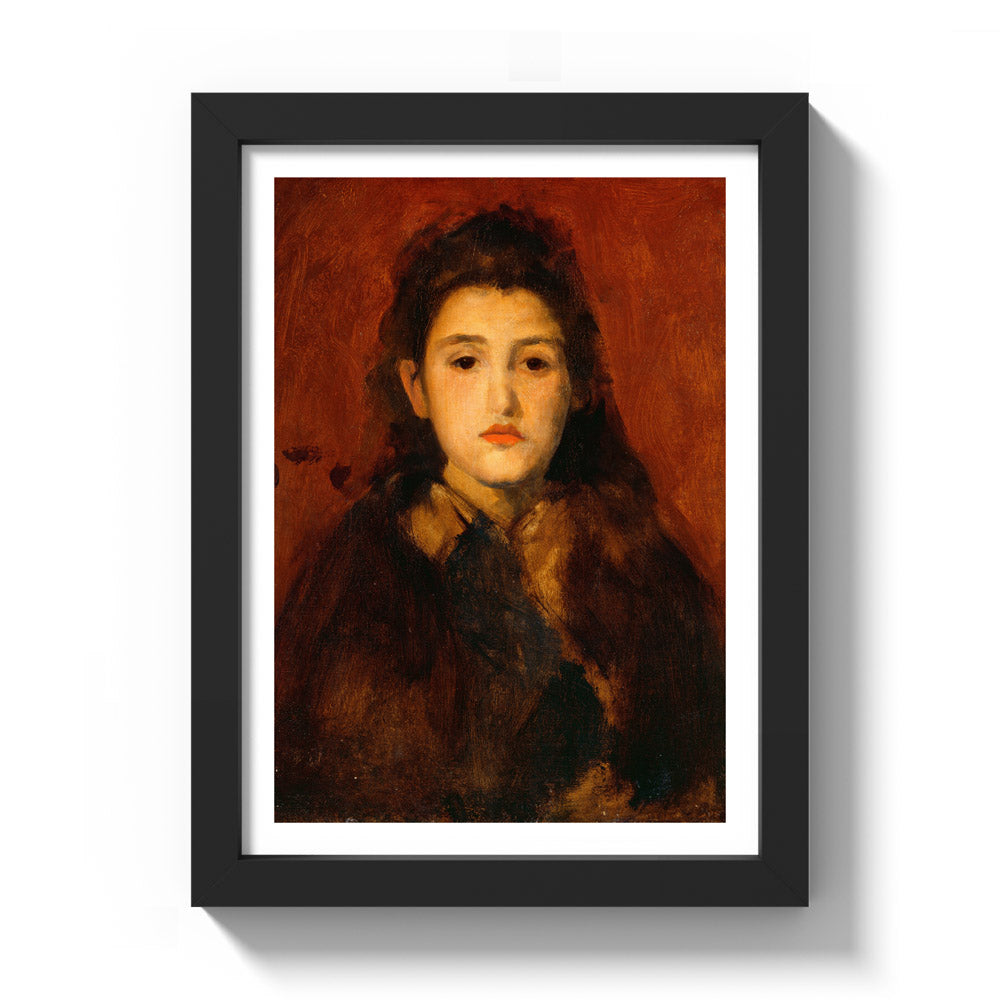 James McNeill Whistler - Alice Butt - Compact / With Margin / Black Frame