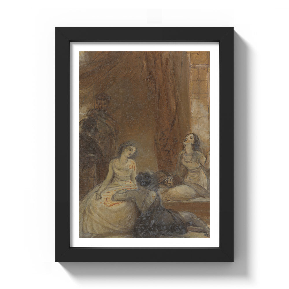 Robert Smirke - Lady Mortimer's Welsh Song - Compact / With Margin / Black Frame