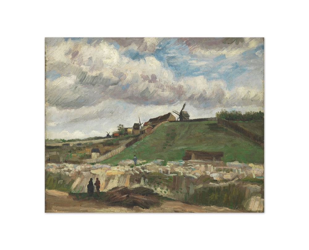 The Hill of Montmartre with Stone Quarry by Vincent van Gogh - Compact / Full Bleed / No Frame