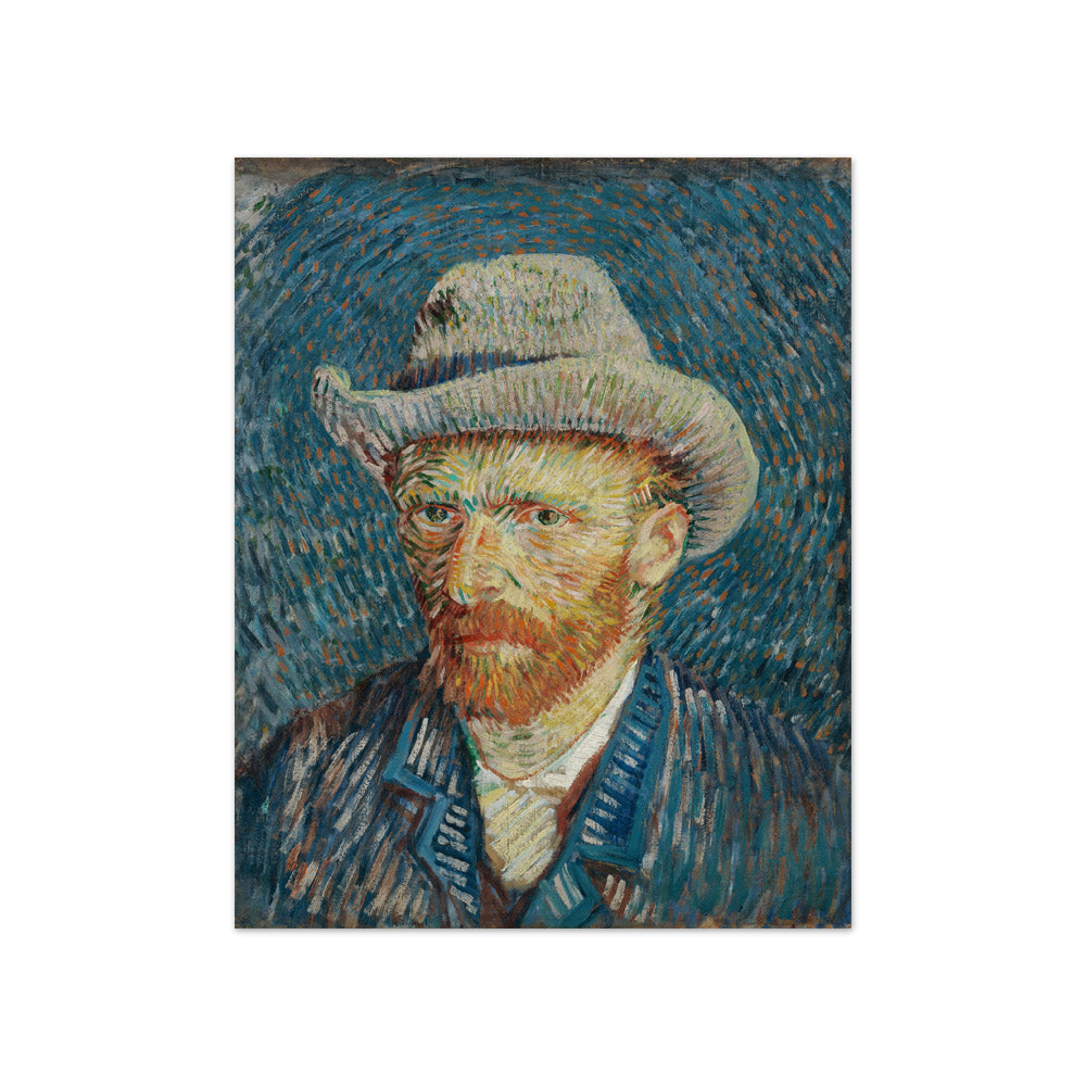 Self-Portrait with Grey Felt Hat by Vincent van Gogh - Compact / Full Bleed / No Frame